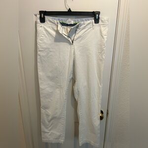 Crown & Ivy Striped White Pants